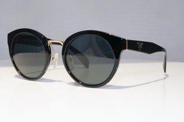 PRADA Womens Designer Sunglasses Black Round SPR 05T 1AB-1A1 18208