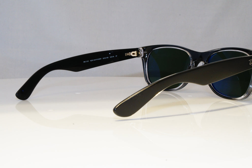 RAY-BAN Mens Womens Polarized Sunglasses Black Wayfarer RB 2132 6052/58 21174