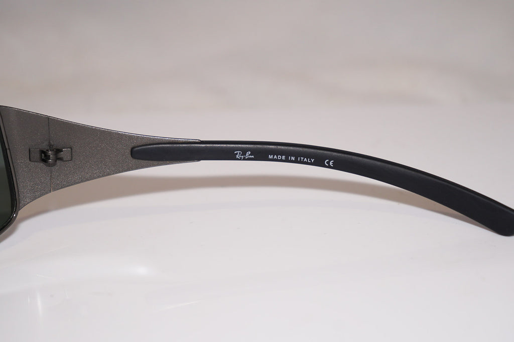 RAY-BAN Mens Designer Sunglasses Silver Shield RB 3268 041/71 16933