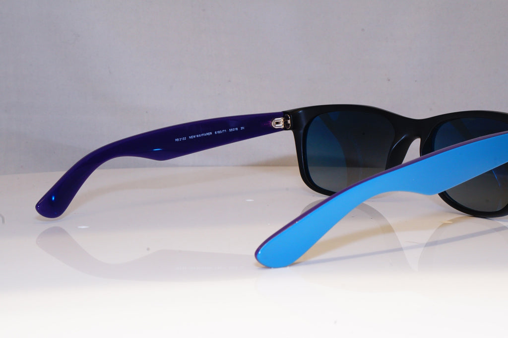 RAY-BAN Mens Boxed Designer Sunglasses Black NEW WAYFARER RB 2132 6183/71 20092