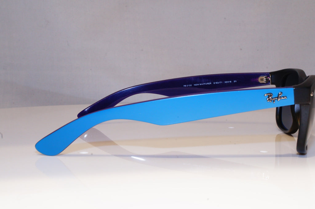 RAY-BAN Mens Boxed Designer Sunglasses Black NEW WAYFARER RB 2132 6183/71 20092