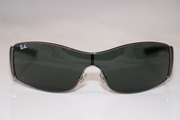 RAY-BAN Mens Designer Sunglasses Silver Shield RB 3268 041/71 16933