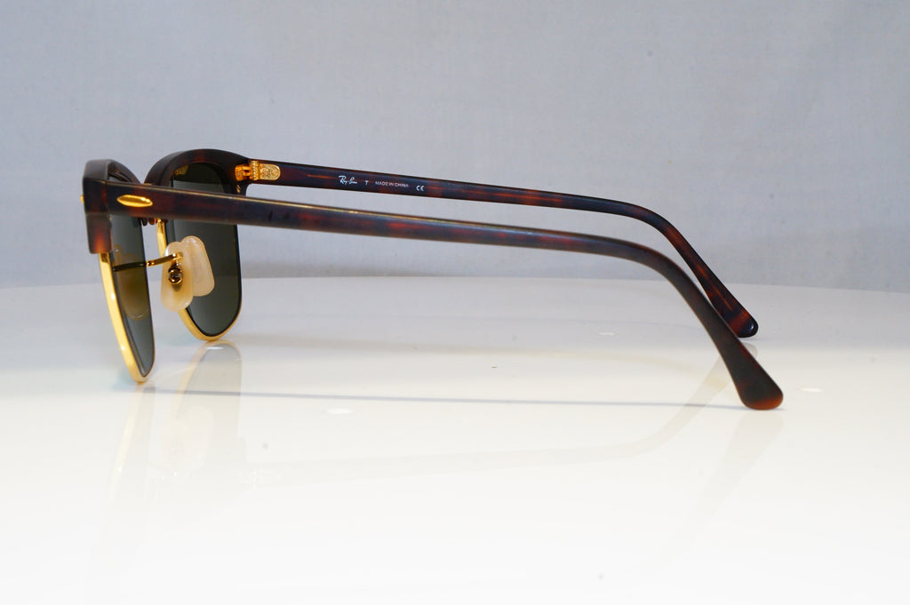 RAY-BAN Mens Womens Mirror Sunglasses Clubmaster GREEN RB 3016 1145/19 21171