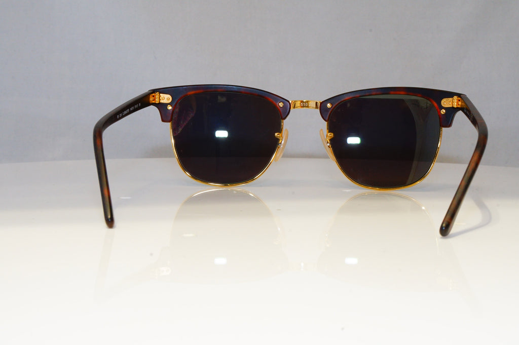 RAY-BAN Mens Womens Mirror Sunglasses Clubmaster GREEN RB 3016 1145/19 21171