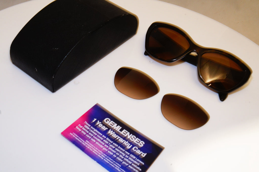 PRADA Womens Designer Sunglasses Brown Butterfly SPR 02Q 2AU-3DO 18065