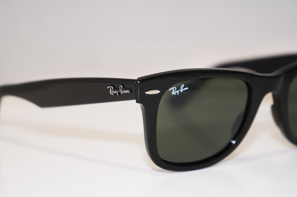 RAY-BAN Mens Unisex Designer Sunglasses Black Wayfarer RB 2140 901 16982