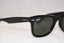 RAY-BAN Mens Unisex Designer Sunglasses Black Wayfarer RB 2140 901 16982