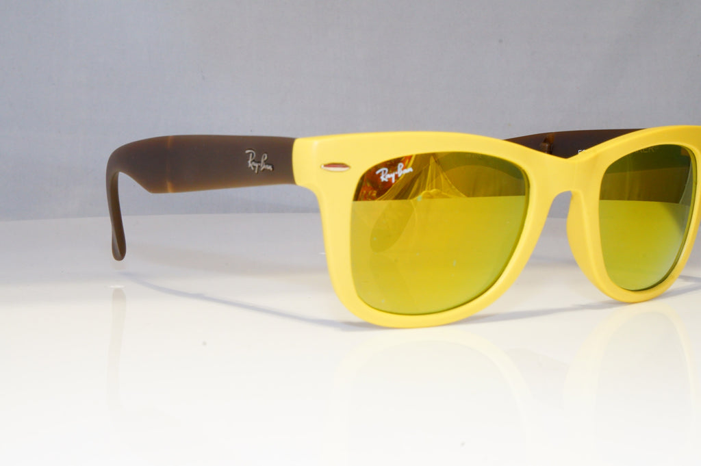 RAY-BAN Mens Womens Sunglasses Yellow Wayfarer FOLDING RB 4105 6051/93 21170