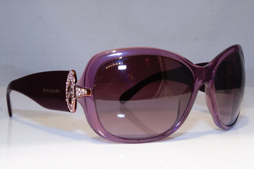 BVLGARI Womens Diamante Designer Sunglasses Purple Butterfly 8044 5110/8H 19911