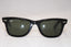 RAY-BAN Mens Unisex Designer Sunglasses Black Wayfarer RB 2140 901 16982
