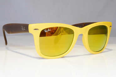RAY-BAN Mens Womens Sunglasses Yellow Wayfarer FOLDING RB 4105 6051/93 21170