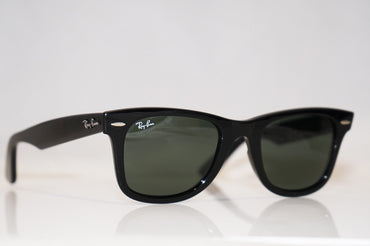 RAY-BAN Mens Unisex Designer Sunglasses Black Wayfarer RB 2140 901 16982