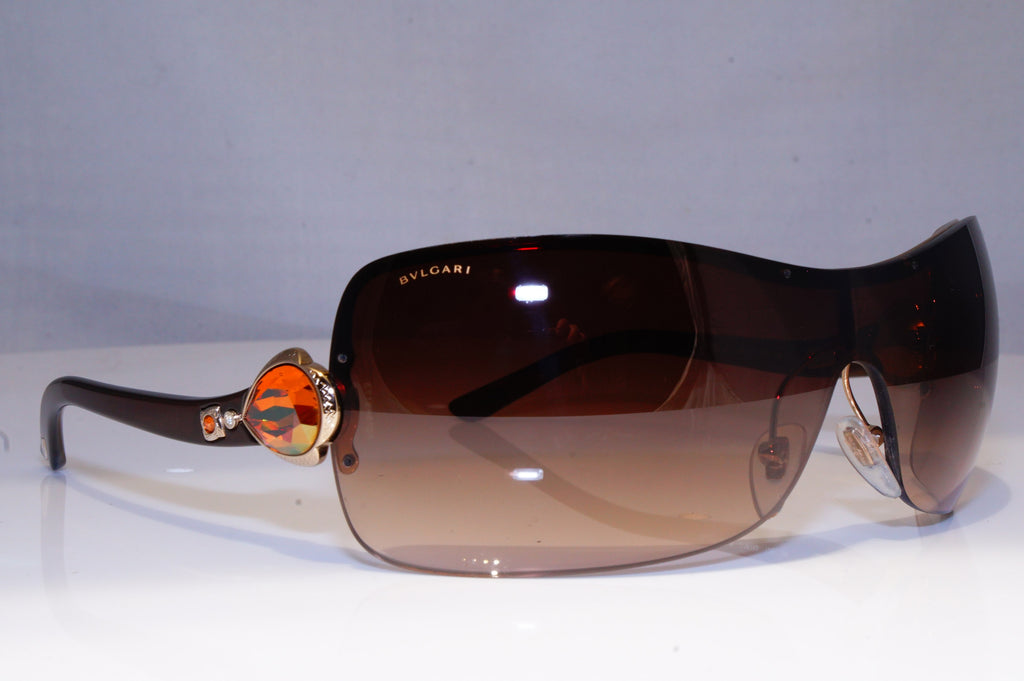 BVLGARI Mens Diamante Designer Sunglasses Shield TOPAZ GEM 6050-B 278/13 20097