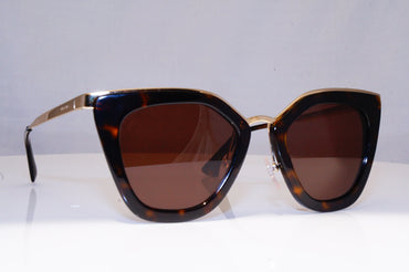 PRADA Womens Designer Sunglasses Brown Cat Eye CINEMA SPR 53S 2AU-3D0 17992