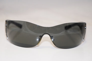 PRADA Womens Designer Sunglasses Black Shield SPR 58F 5AV-1A1 16949