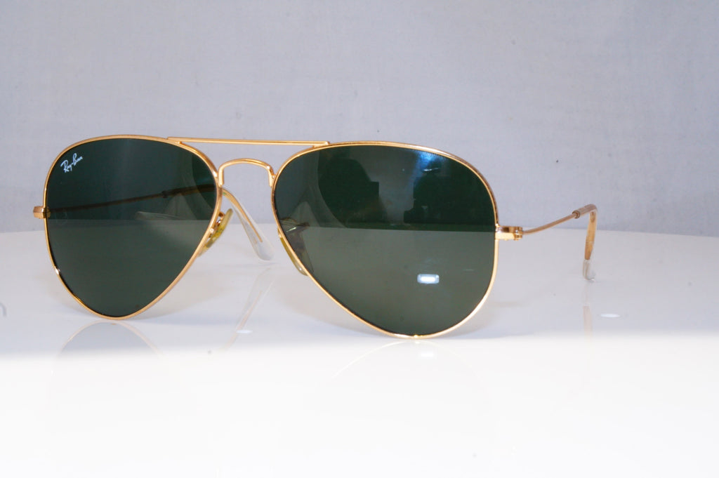 RAY-BAN Mens Womens Designer Sunglasses Gold Aviator RB 3025 W3234 18319