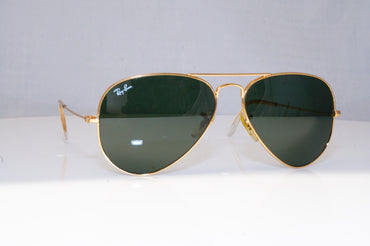 RAY-BAN Mens Womens Designer Sunglasses Gold Aviator RB 3025 W3234 18319