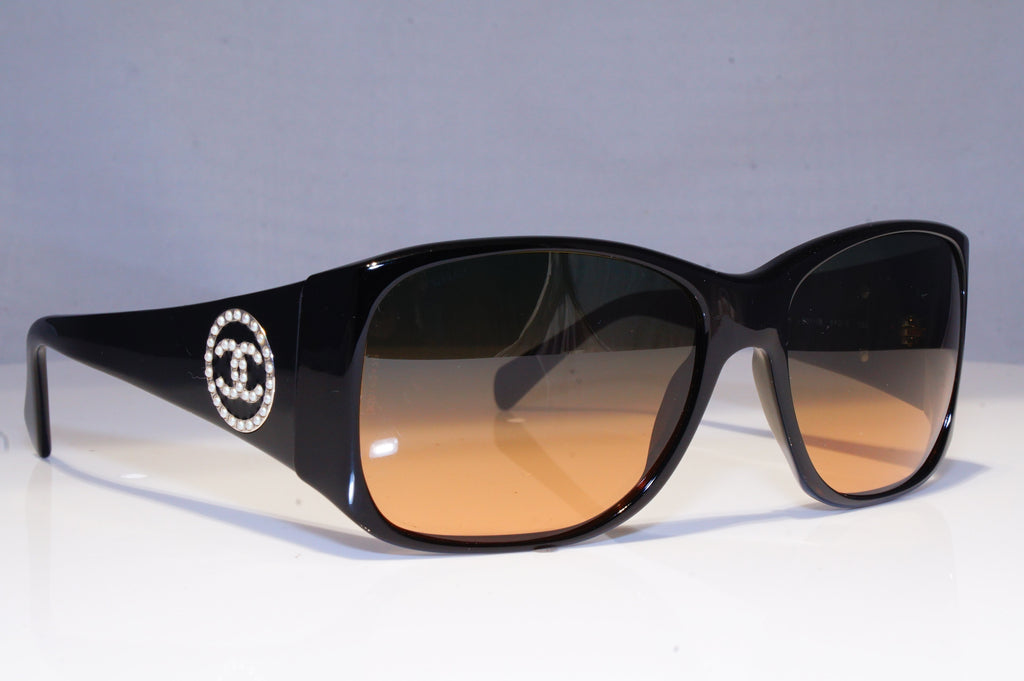 CHANEL Womens Designer Sunglasses Black Square PEARL 5083 501/18 19900