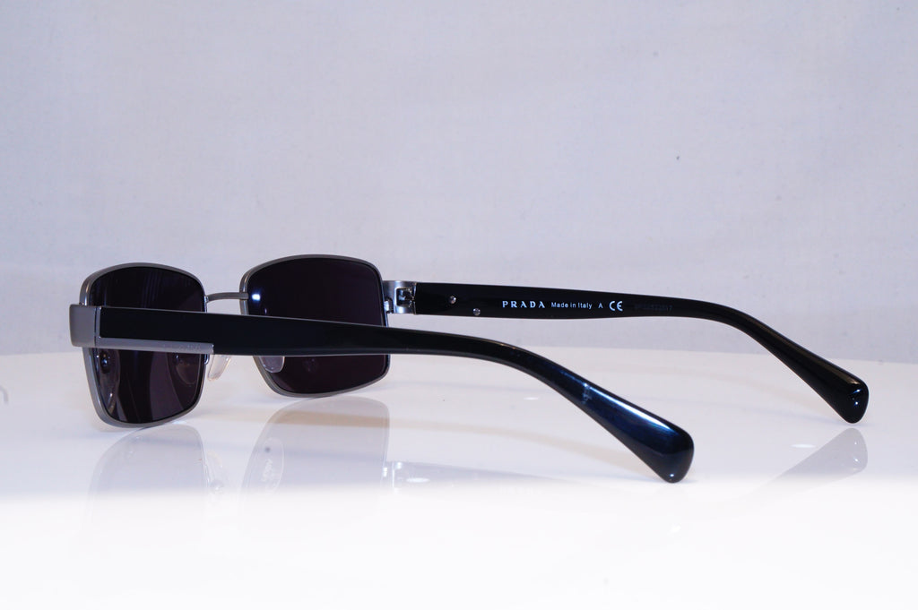 PRADA Mens Designer Sunglasses Black Rectangle VPR 53R 7CQ-101 17999