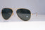 RAY-BAN Mens Polarized Designer Sunglasses Gold Aviator RB 3025 112/P9 18305