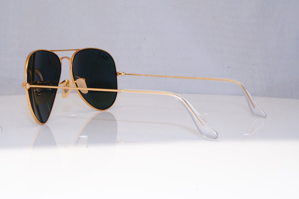 RAY-BAN Mens Polarized Designer Sunglasses Gold Aviator RB 3025 112/P9 18305