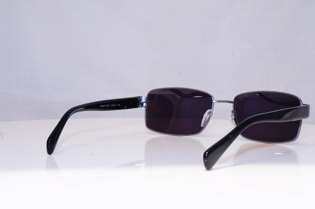 PRADA Mens Designer Sunglasses Black Rectangle VPR 53R 7CQ-101 17999