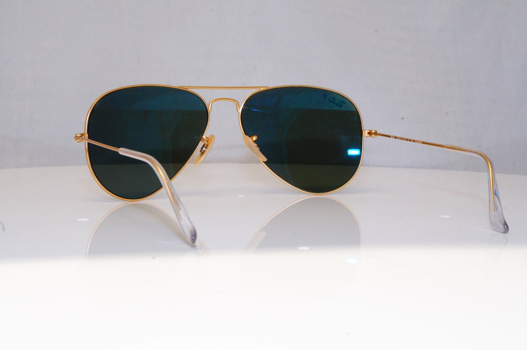 RAY-BAN Mens Polarized Designer Sunglasses Gold Aviator RB 3025 112/P9 18305