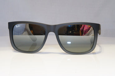 RAY-BAN Mens Mirror Designer Sunglasses Orange JUSTIN SILVER RB 4165 85288 21165