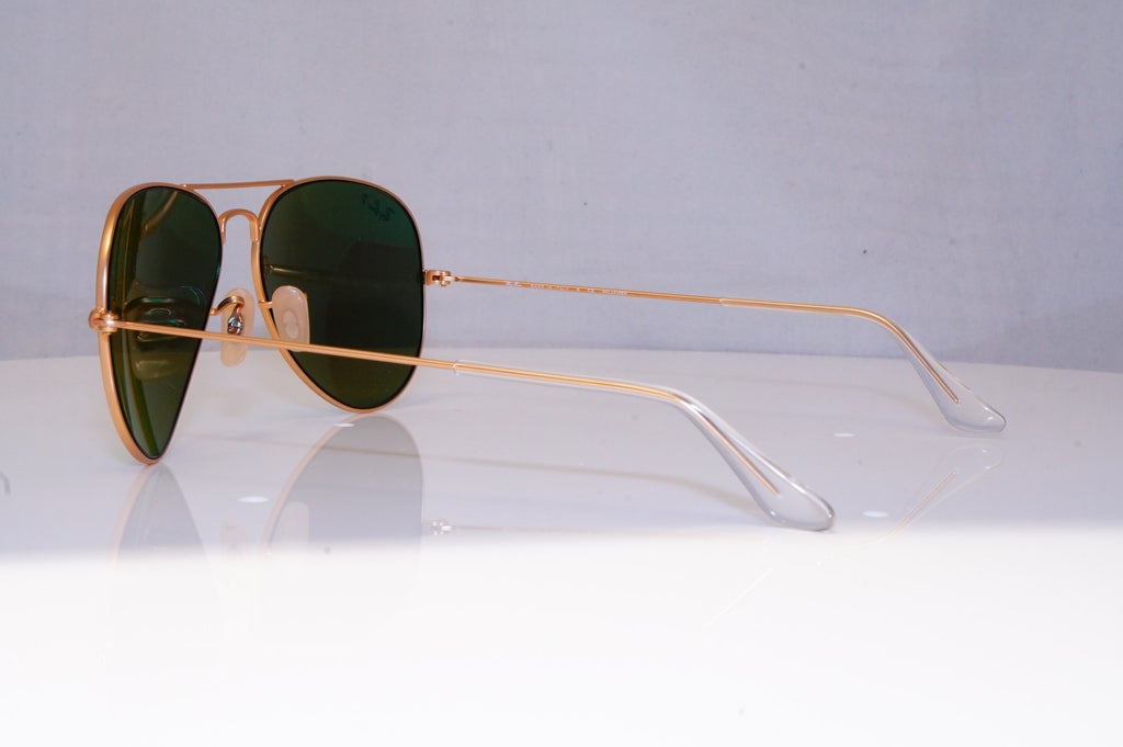 RAY-BAN Mens Polarized Mirror Designer Sunglasses Aviator GREEN RB 3025 18262