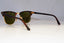 RAY-BAN Mens Womens Mirror Sunglasses Brown Clubmaster BLUE RB 3016 114517 21164