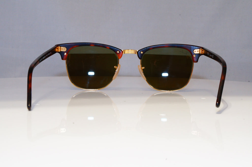 RAY-BAN Mens Womens Mirror Sunglasses Brown Clubmaster BLUE RB 3016 114517 21164