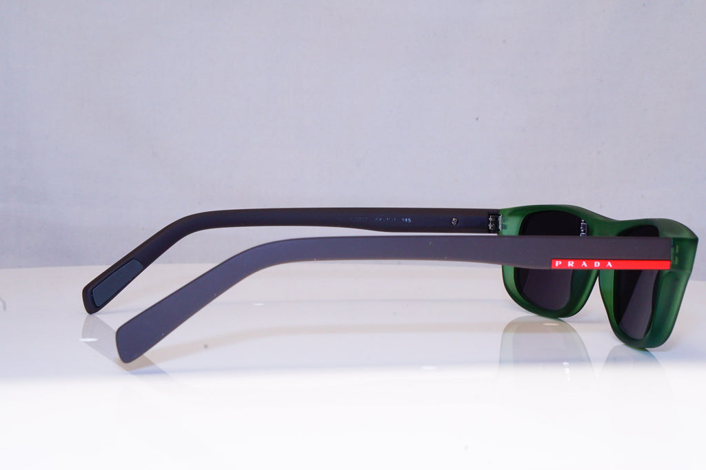 PRADA Womens Designer Sunglasses Green Rectangle VPR 17S 8UA-1A1 18054
