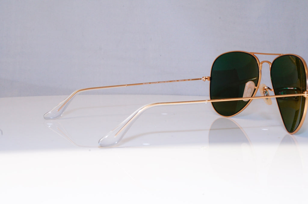 RAY-BAN Mens Polarized Mirror Designer Sunglasses Aviator GREEN RB 3025 18262