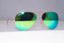 RAY-BAN Mens Polarized Mirror Designer Sunglasses Aviator GREEN RB 3025 18262