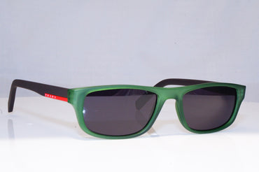 PRADA Womens Designer Sunglasses Green Rectangle VPR 17S 8UA-1A1 18054