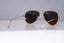 RAY-BAN Mens Mirror Designer Sunglasses Gold Aviator GREEN RB 3025 112/19 18367