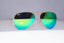 RAY-BAN Mens Mirror Designer Sunglasses Gold Aviator GREEN RB 3025 112/19 18367