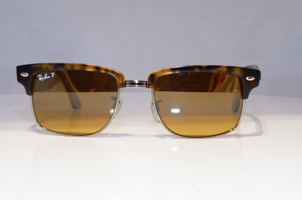 RAY-BAN Mens Polarized Designer Sunglasses Brown Rectangle RB 4190 878/M2 21162