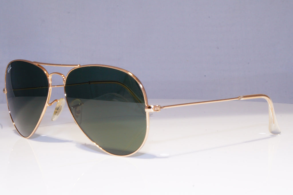 RAY-BAN Mens Designer Sunglasses Gold Pilot Aviator RB 3025 L0205 19892