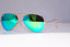 RAY-BAN Mens Mirror Designer Sunglasses Gold Aviator RB 3025 112/19 18384
