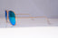 RAY-BAN Mens Mirror Designer Sunglasses Gold Aviator RB 3025 112/19 18384