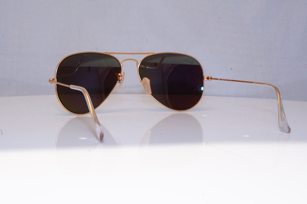 RAY-BAN Mens Mirror Designer Sunglasses Gold Aviator RB 3025 112/19 18384