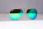 RAY-BAN Mens Mirror Designer Sunglasses Gold Aviator RB 3025 112/19 18384