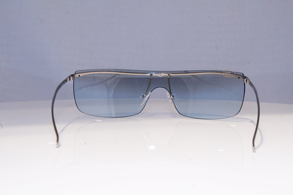GUCCI Mens Vintage 1990 Designer Sunglasses Silver Shield GG 1719 6LBIY 19873