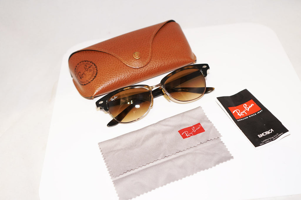RAY-BAN Womens Designer Sunglasses Brown Clubmaster RB 4132 710/51 16613