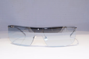 GUCCI Mens Vintage 1990 Designer Sunglasses Silver Shield GG 1719 6LBIY 19873