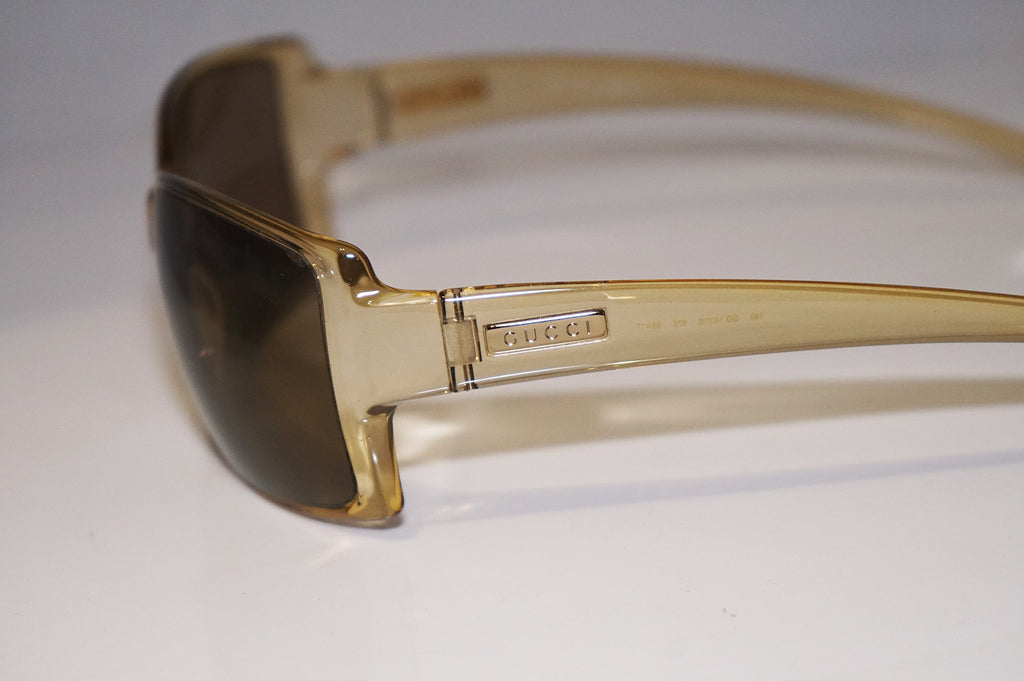 GUCCI Vintage Mens Designer Sunglasses Brown Square GG 1407 G75 16568