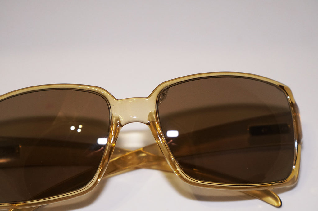 GUCCI Vintage Mens Designer Sunglasses Brown Square GG 1407 G75 16568
