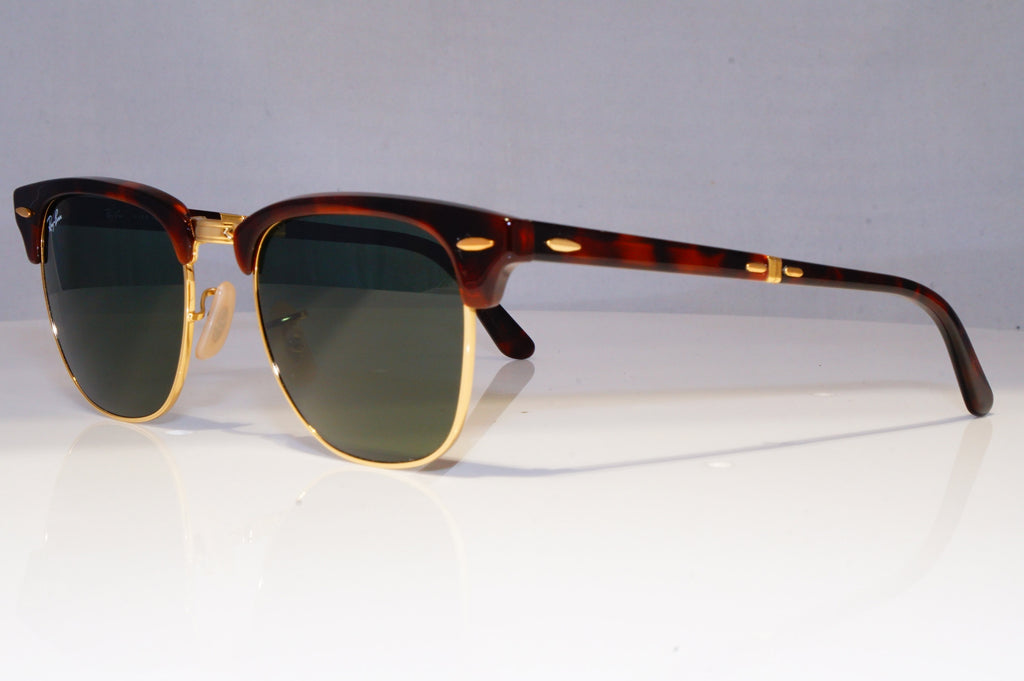 RAY-BAN Mens Womens Sunglasses Brown Clubmaster FODLING RB 2176 990 21156