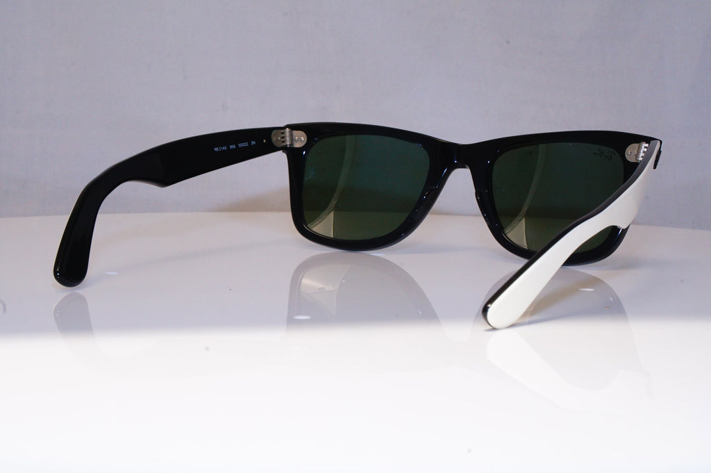 RAY-BAN Mens Designer Sunglasses White Wayfarer RB 2140 956 18646